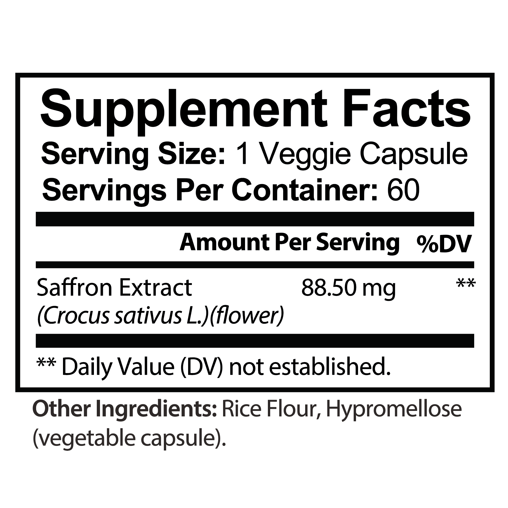 Premium Saffron - Curb Cravings